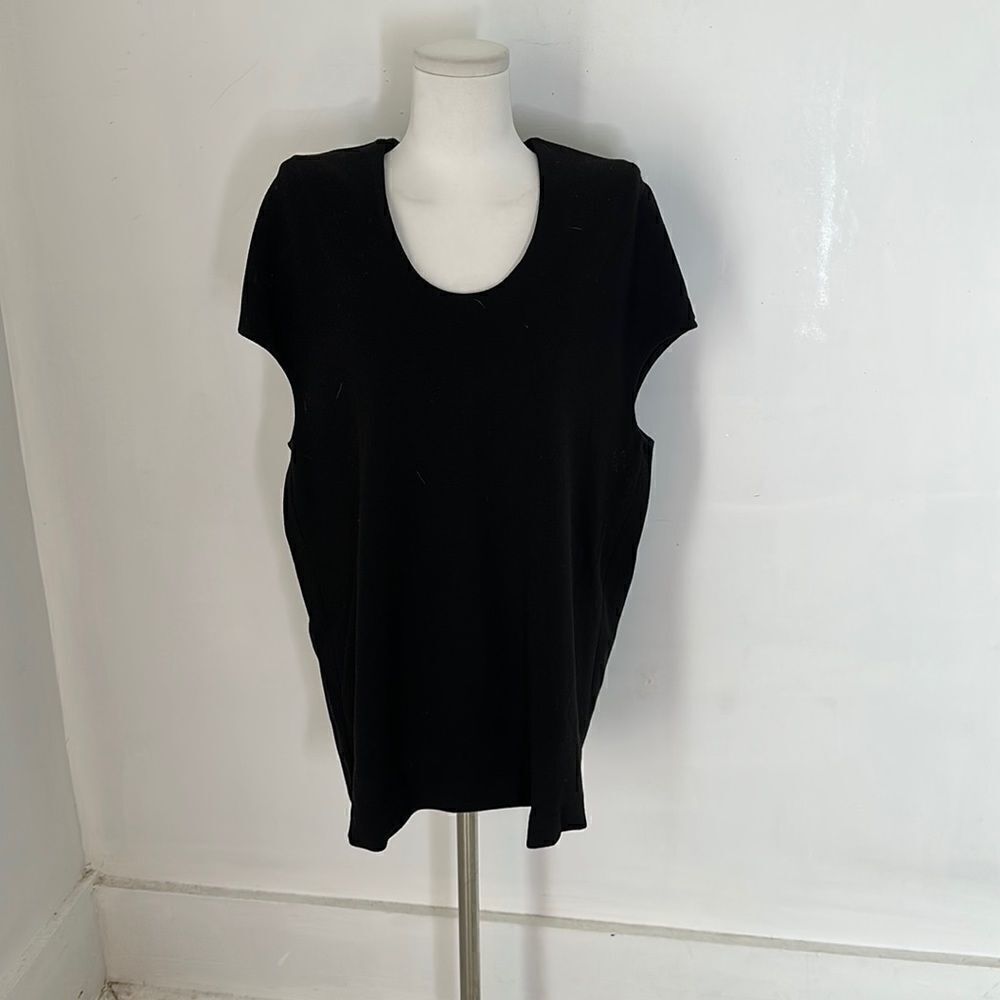 Lela Rose Black Cocoon Blouse Size 4